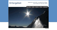 Desktop Screenshot of ortlergebiet.com